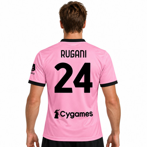 Maglia rosa rugani juventus - maglia, 24
