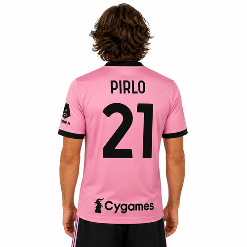 Maglia rosa pirlo juventus - rosa, 21