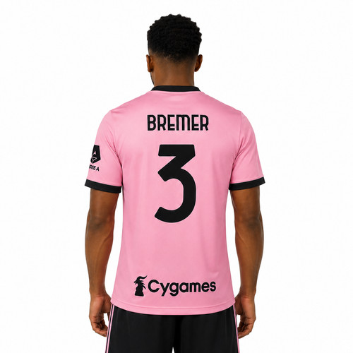 Maglia rosa bremer juventus - maglia, 3